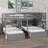 Full Over Twin & Twin Triple Bunk Bed, With Storage Drawers And Full-Length Guardrails-2049849719