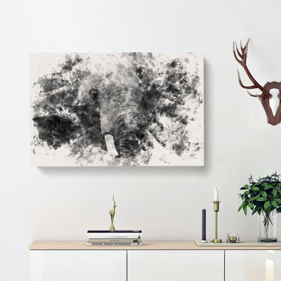 African Elephant - Wrapped Canvas