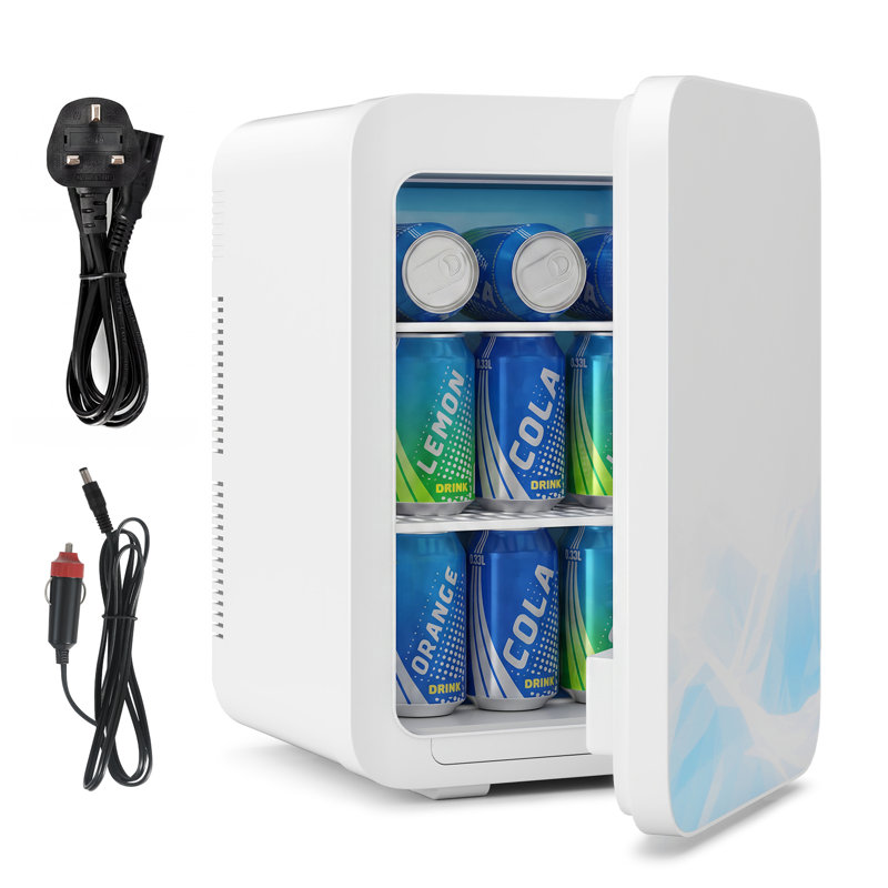 PULUOMIS Mini Fridge, Blue