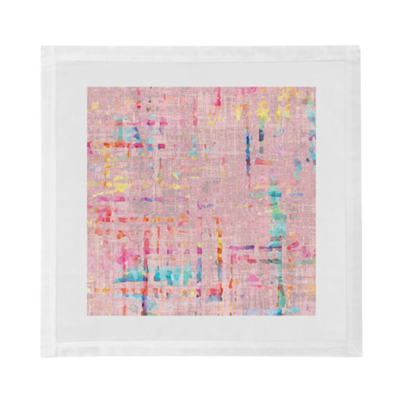 Coco Cotton Sateen Dinner Napkins, Pink