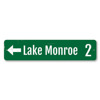Plaque en aluminium Lake