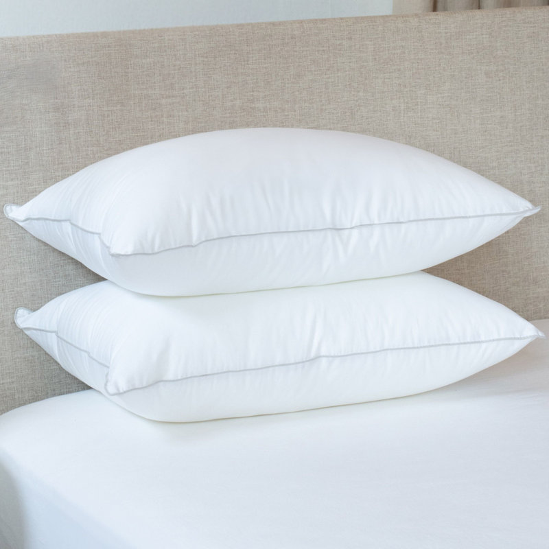 2 Pack Firm Down Alternative Bed Pillow, King, 10