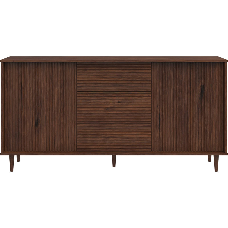 Boblitt 160cm Solid Wood Sideboard, Epresso