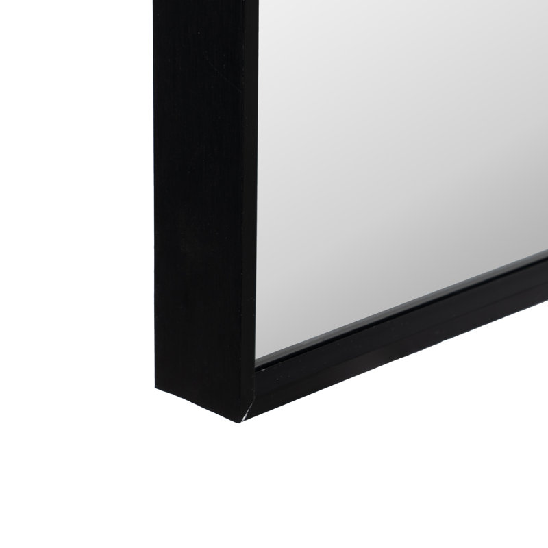 Silverts Aluminium Rectangle Mirror, Black 
