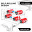 Distributeur de rangement empilable pour garde-manger Soda Can Organiser, blanc, paquet de 4-574485374