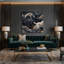 «Dogs Puli», art mural sur toile noire-1137415135