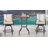 Adolphus 2 - Person Metal Patio Dining Set with Square Table , Cushions Included-1189636012