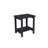Folding Adirondack Chair with Side Table, 3-Piece Adirondack Chair Set with Wood Texture, Black(includes 2 Chairs and 1 Table)-333457613