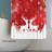 Hayllie Snowflake and Reindeer Shower Curtain