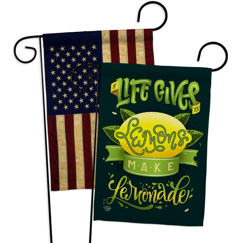 Drapeau de jardin en polyester 18,5 x 13 po Home Decor Home