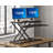 Height Adjustable Standing Desk Converter With Dual Gas Spring, Spacious Workstation For Dual Monitors And Laptops, Sturdy Sit To Stand Desk