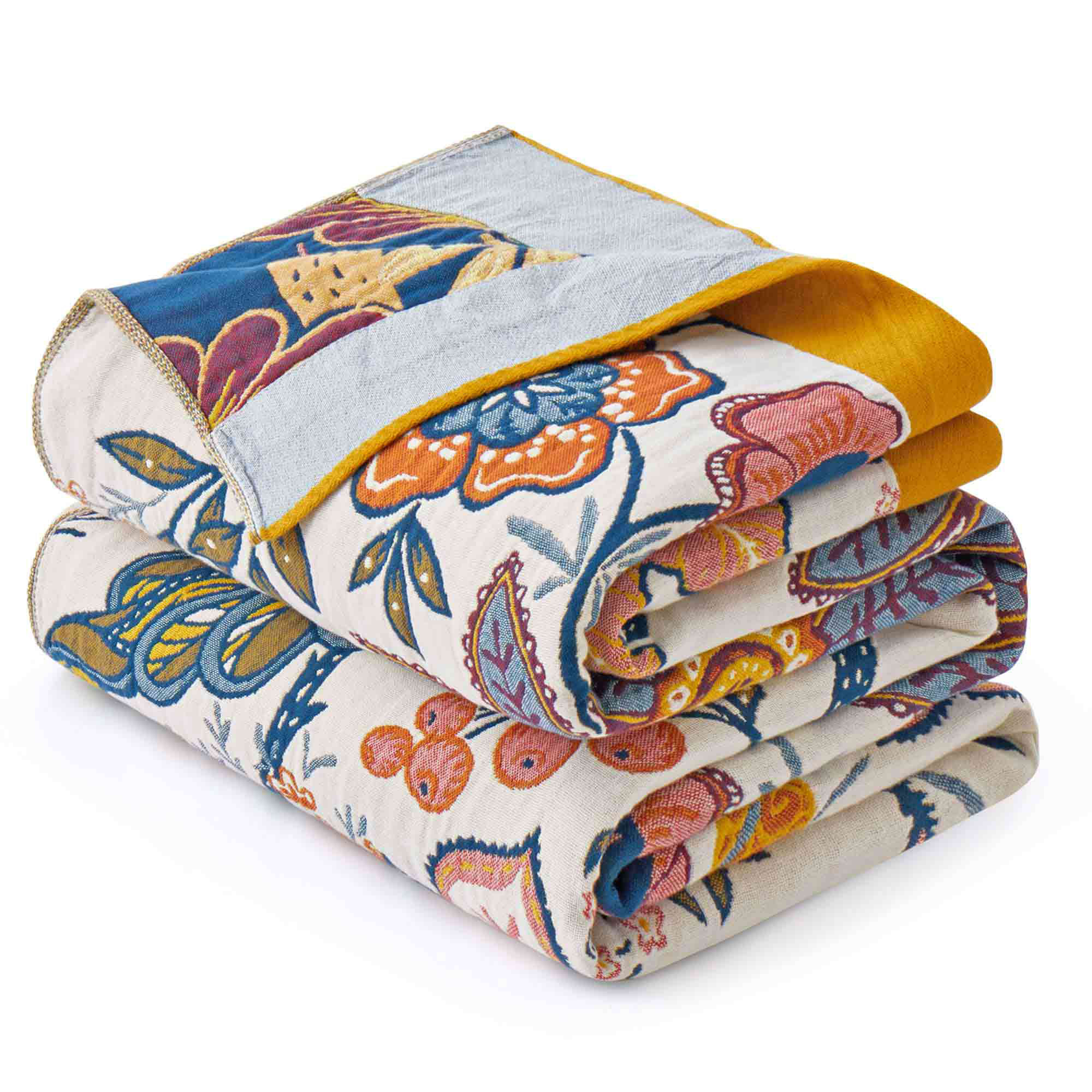 Peace Nest Throw Blanket 100% Cotton
