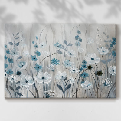 Champ bleu pré - Cavas enveloppés de galerie