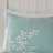 Oversized Cotton Jacquard Comforter Set Aqua