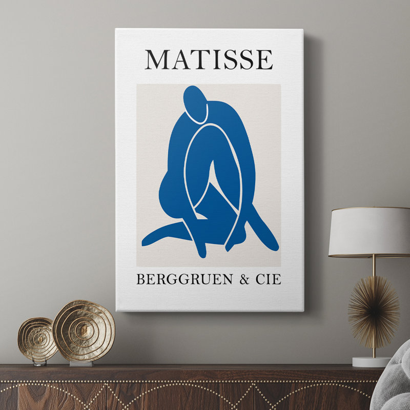 Matisse CCXC III, reproduction d'art encadrée sur mesure, galerie Cavas, H 48 po x l 32 po