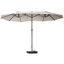 Parasol d'extérieur rectangulaire en acier 15 'Tayab-1404705916