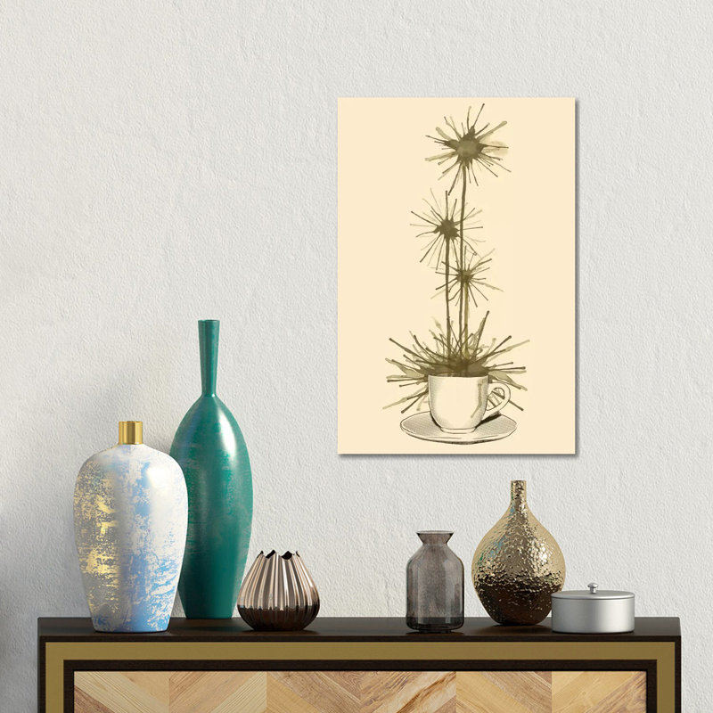 Fleur de minuit - reproduction d'art murale - toile tendue, H 18 po x l 12 po, Toile tendue, Ne s’applique pas
