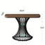 Console 39,37 ", canapé avec base géométrique en métal