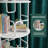 5-tier 360-degree Rotating Bookcase Tower-1882293601