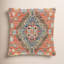 Coussin décoratif carré en mélange de coton / jute / polyester / polyester Vince-1037691921