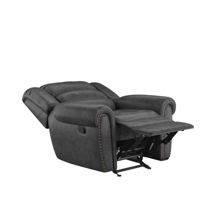 Gray Gliding Recliner