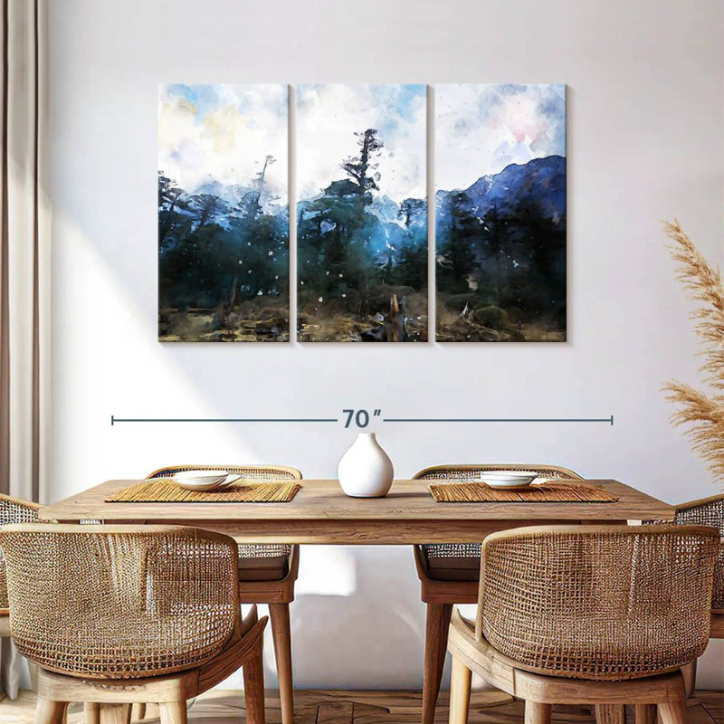 Avery Forest Abstract, 36" H x 57" W