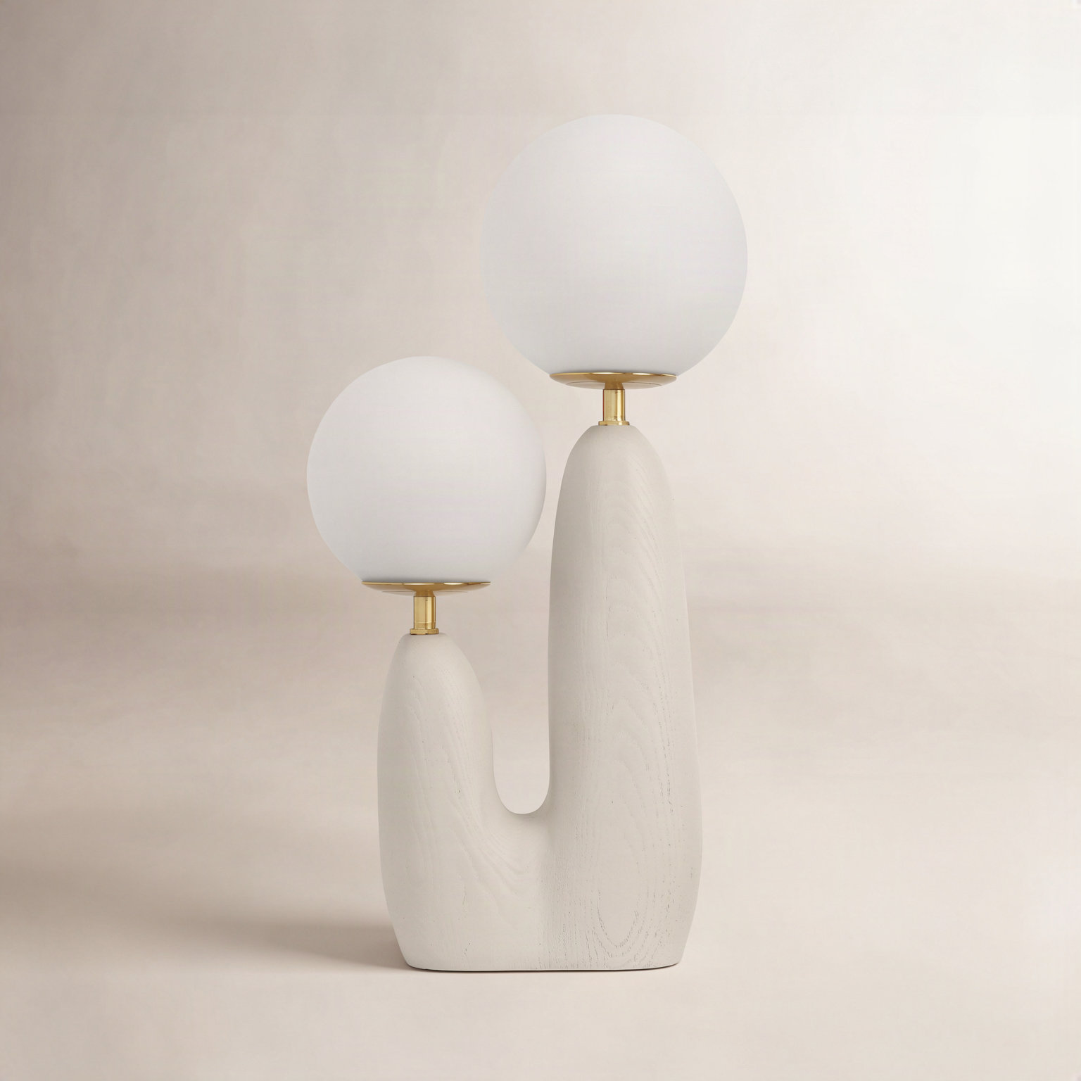 Ilsa Resin Novelty Lamp, Almond