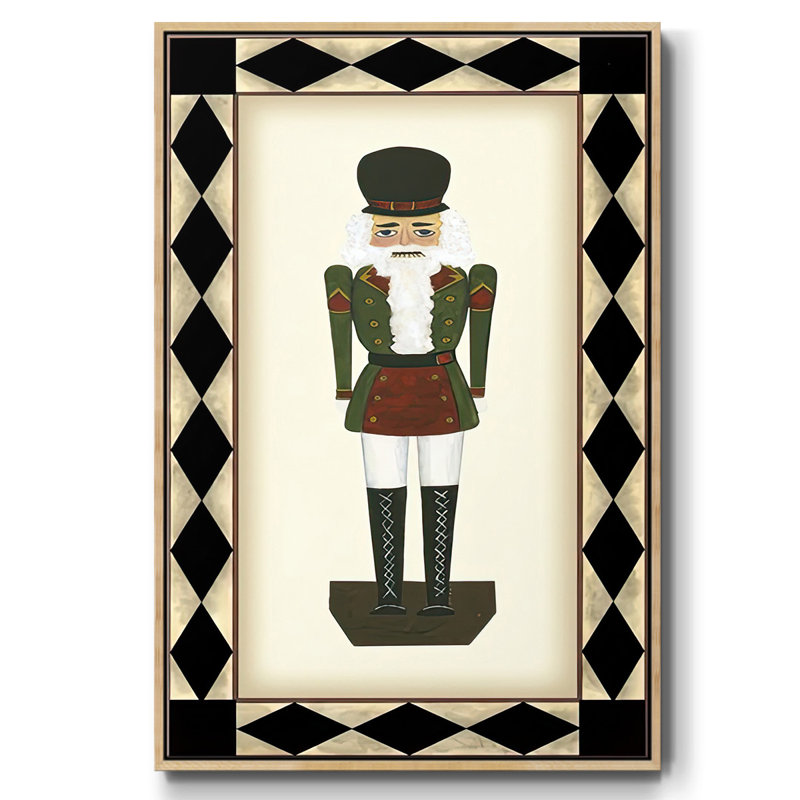 " Nutcracker II ", 25" H x 17" W x 1.5" D, Natural