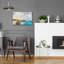  «All The Night Tide» par Jan Weiss, art mural en verre acrylique, 24 po x 16 po