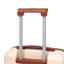 Bagage à carreaux rigide de 20 pouces en ABS à carreaux roulés - Surface résistante aux égratignures, quatre roues multidirectionnelles, avec serrure à combinaison. (Beige)-132008376