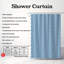 Motif bleu - Rideau de douche Premium-727804995
