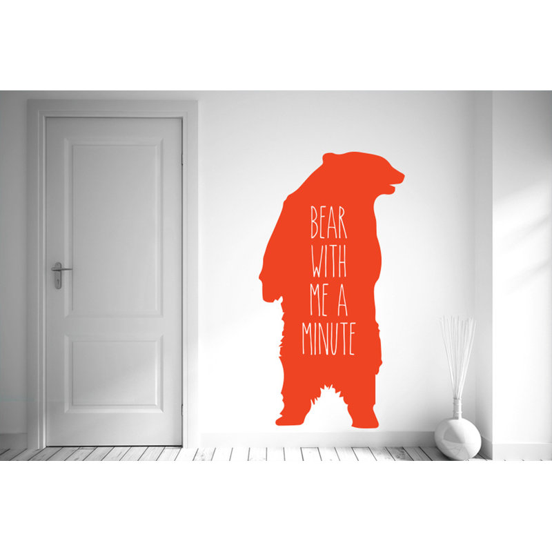 Animals Wall Decal, Orange