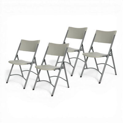 Hampden Furnishings Gwyneth Plastic Stackable Folding Chair 