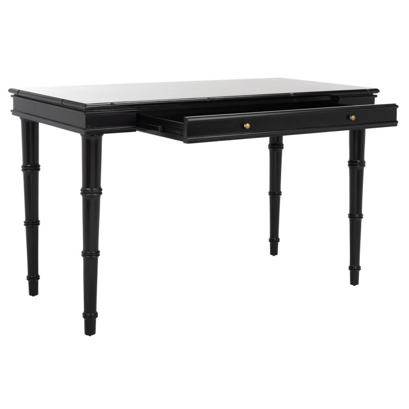 Charboneau Writing Desk, Black/Silver