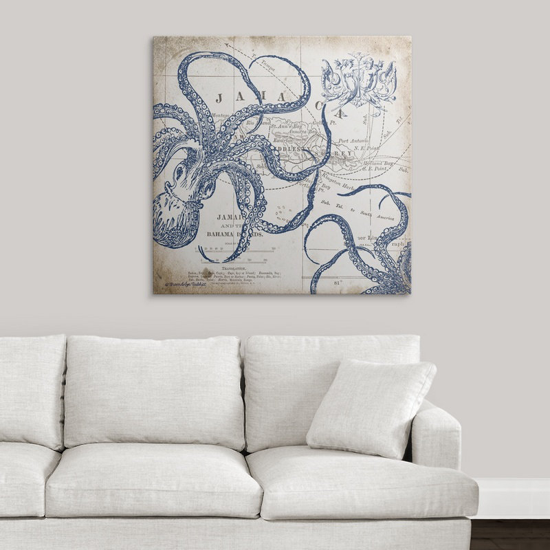 « octopi ii », gwendolyn babbitt, impression, H 24 po x l 24 po x P 1,5 po, Toile