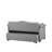 Grey Velvet Sleeper Sofa Bed