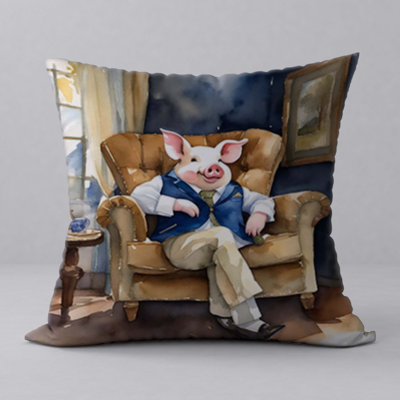 Polyester Throw Square Pillow Cover & Insert
