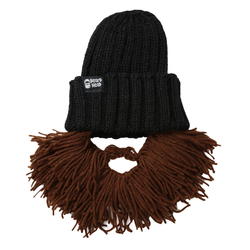 Vagabond barbare à tête de barbe, brun, Brun