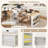 Extendable Folding Dining Table & Kitchen Island with Power Outlet, Drawers, Hooks and Wheels-789227301