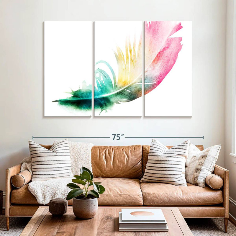Kerner Prismatic Feather, 42" H x 65" W