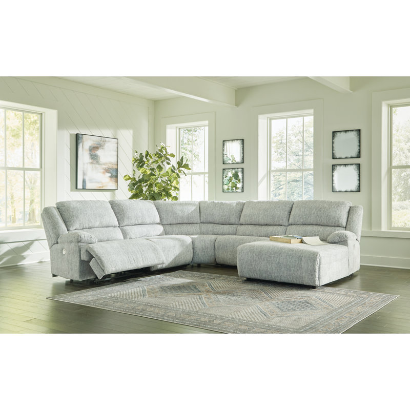 Signature Design by Ashley McClelland 5 - Piece Upholstered Reclining ...