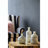 Svirla Vase-Black-And-White Swirl