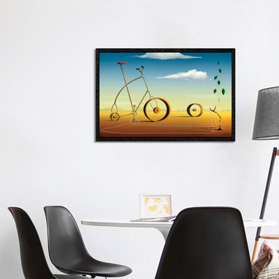 A Bicicleta (the Bicycle) by Marcel Caram - Print on Canvas