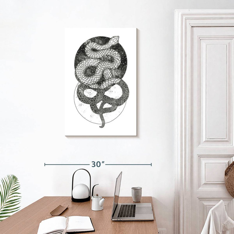 Brampt Good And Evil, 30" H x 20" W