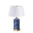Keshon 23.5" Ceramic Dimmable Table Lamp Set With USB Ports & Type C