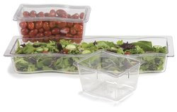Carlisle Food Service Products Rectangle Plastic Food Storage Container