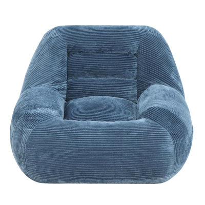 Cozy Corduroy Beanbag Couch with Ergonomic Support