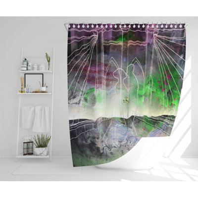 Worksop Polyester Shower Curtain Set
