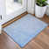 Tapis bleu intérieur / extérieur lavable à la machine Xhevrie