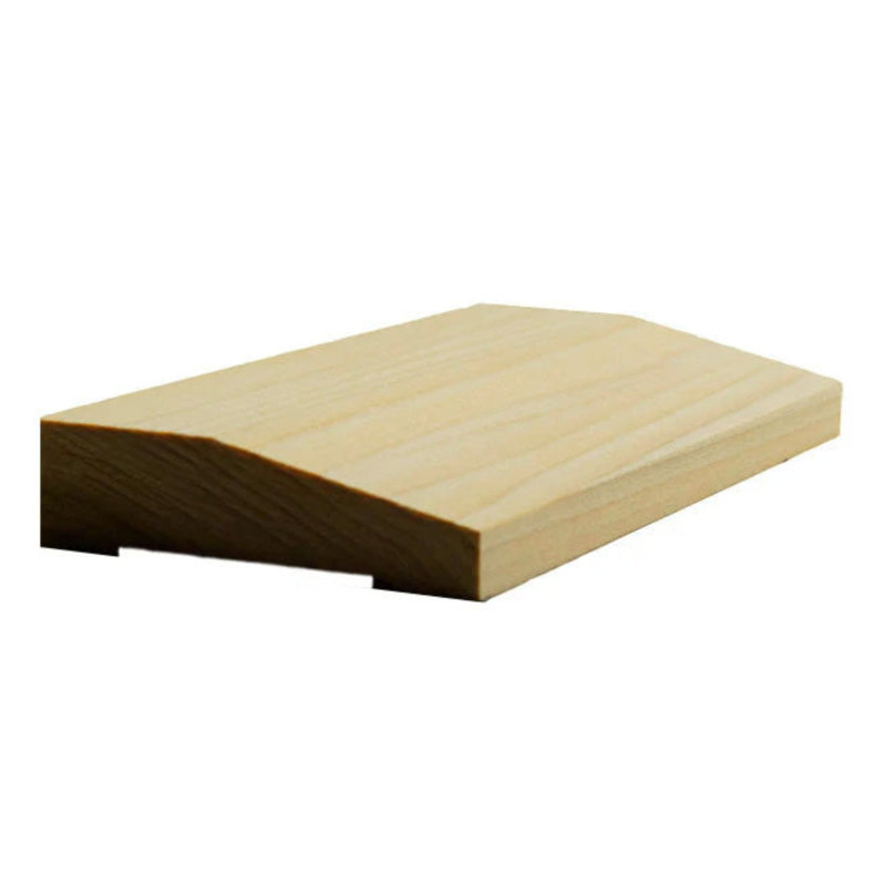 Boîtier biseauté contemporain de 2 1/2 po de largeur x 3/4 po EWCA41. Garniture sans finition, H 0,75 po x l 2,5 po x P 94 po